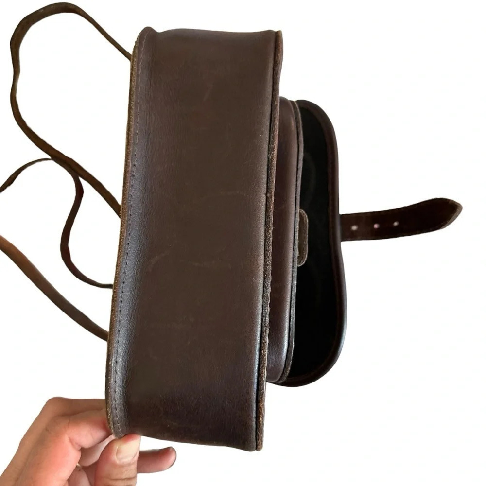 Handmade Genuine Leather Purse For womwith Peruvian Textile - Cuzco PERU - Picture 5 of 8